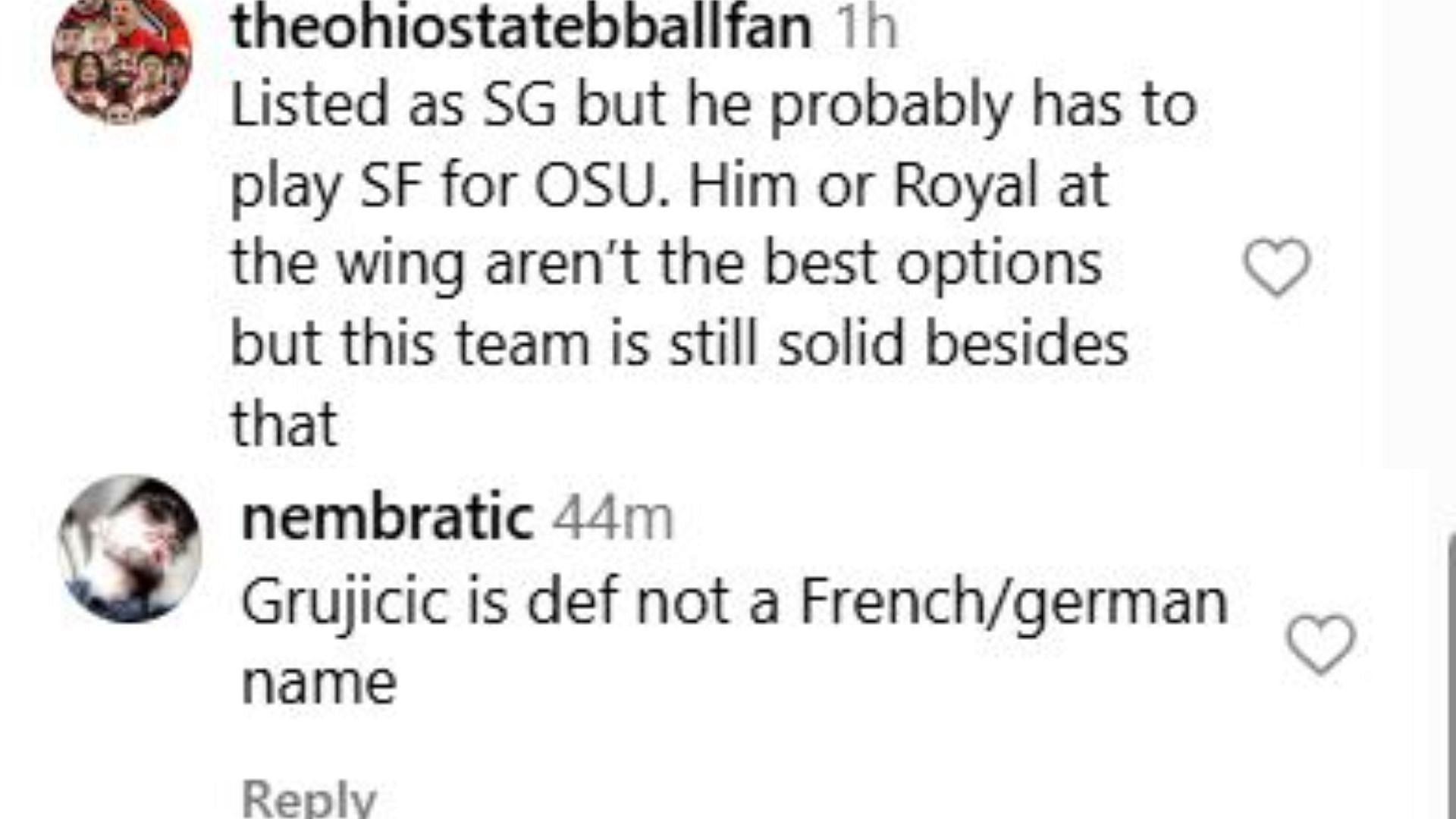 College hoops fans react as German-French guard Mathieu. Credit: IG/@tiptonedits